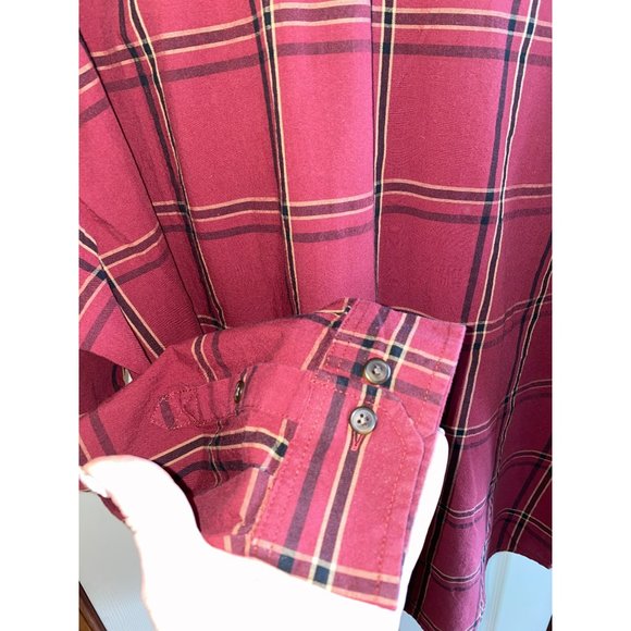 NWT Carhartt Men's Loose Fit Midweight Chambray Long Sleeve Plaid Shirt Size 2XL - Picture 5 of 7